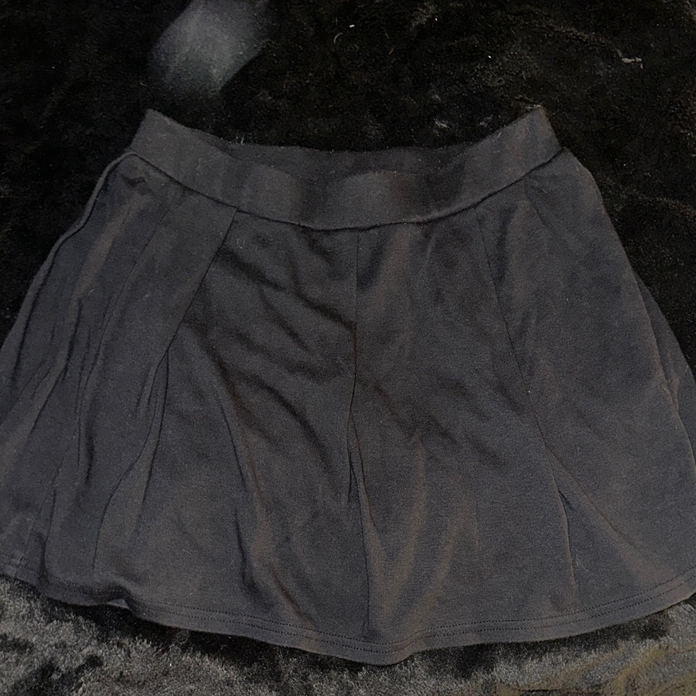 Elegant Black Skater Skirt